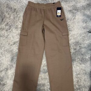 Women's brown Reebok sweatpants